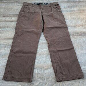 Men's CAT Caterpillar Brown Denim Jeans Size 38x30 RN149651
